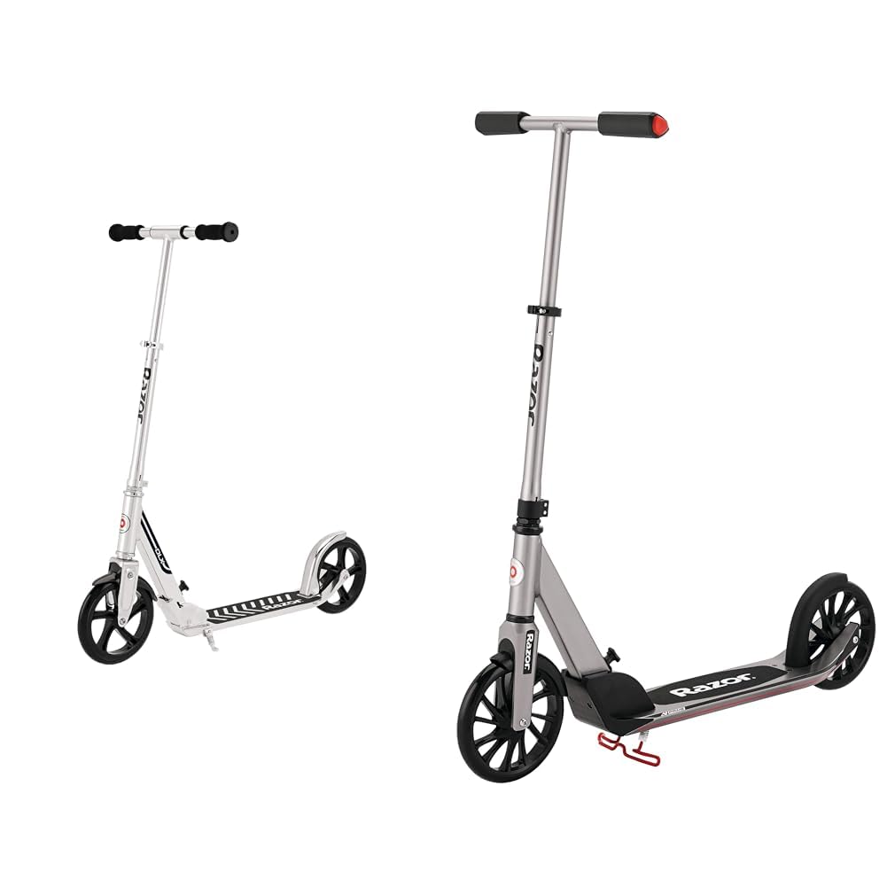 エリックアラカワ5’2-157cm キッズボード　グレークール❣️ Amazon.com: Razor A5 DLX Kick Scooter for Kids Ages 8+ - 8